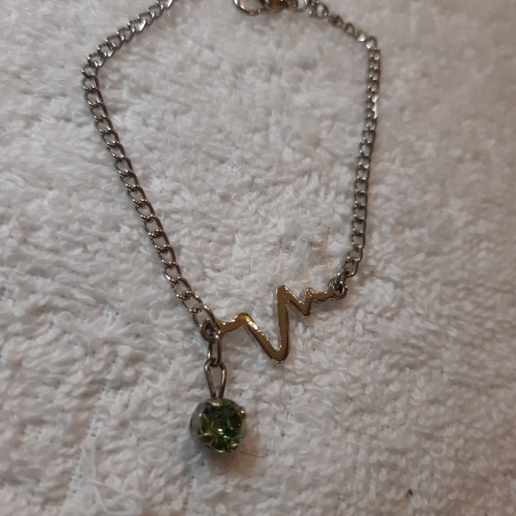 Swarovski crystal element - ECG tracing bracelet - Picture 3 of 3